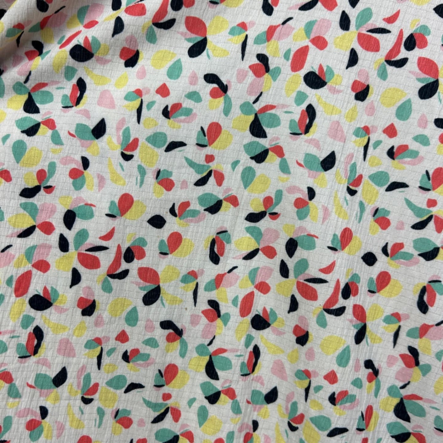 Damart Multicoloured 3/4 Sleeve Top Blouse Size 16