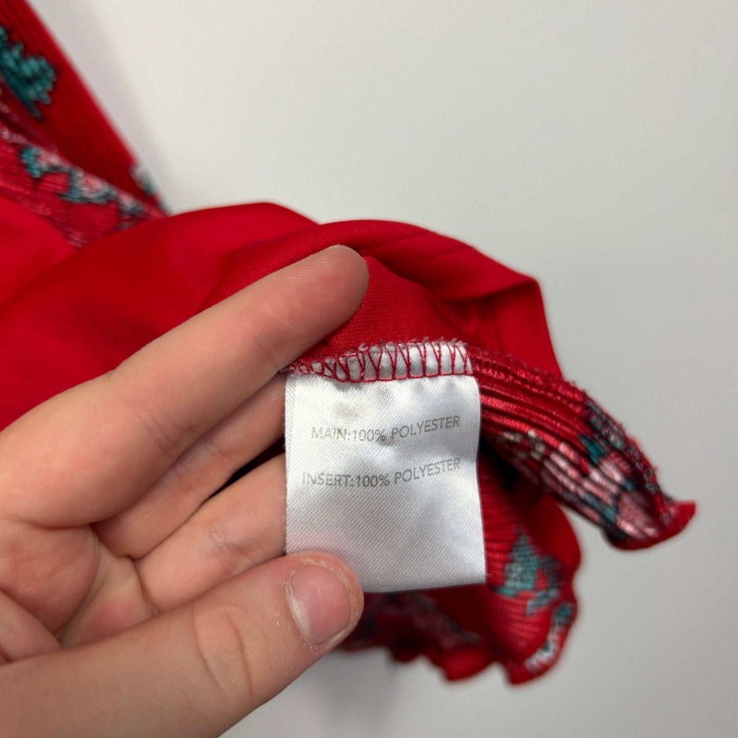 Millers Womens Red Short Sleeve Floral Pleated Top Size 16