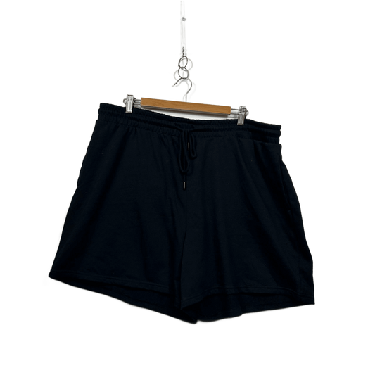 Isobelle Black Relaxed Pockets Pull-on Casual Shorts Size 20
