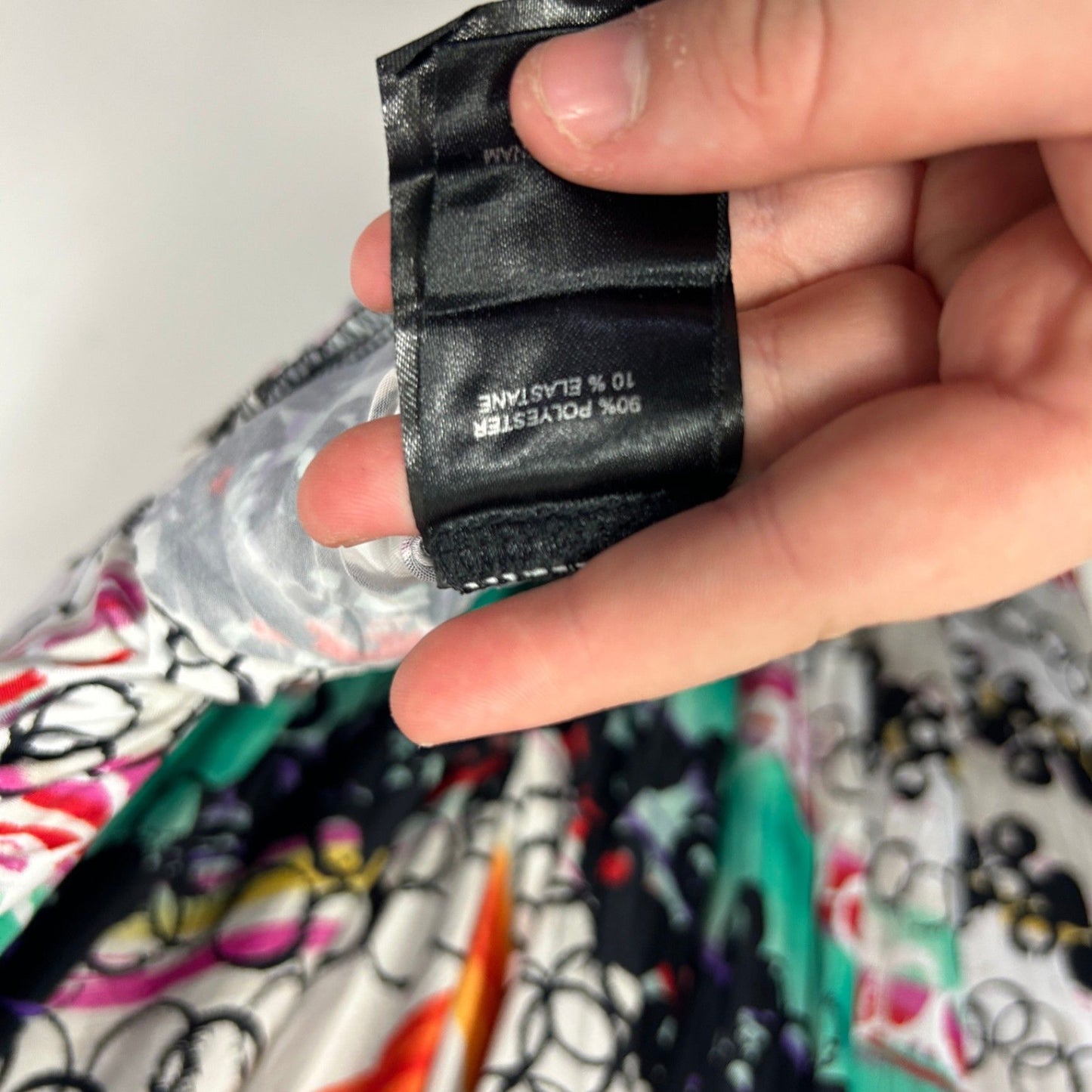 Taking Shape Multicoloured Short Sleeve Tunic Top Size 22 XL Plus