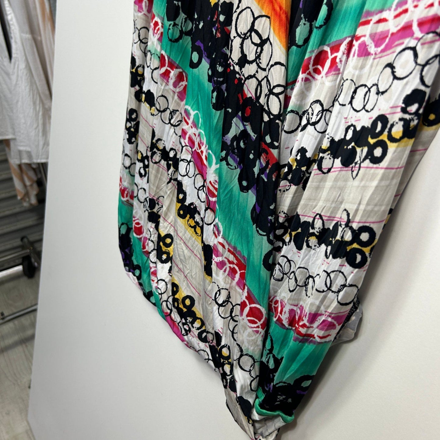 Taking Shape Multicoloured Short Sleeve Tunic Top Size 22 XL Plus