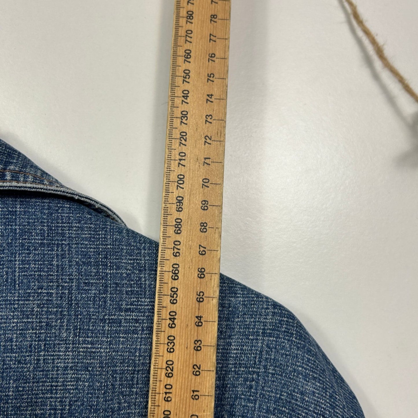 Vintage Expression Blue Denim Utility Pocket Jacket Size 20 Y2K