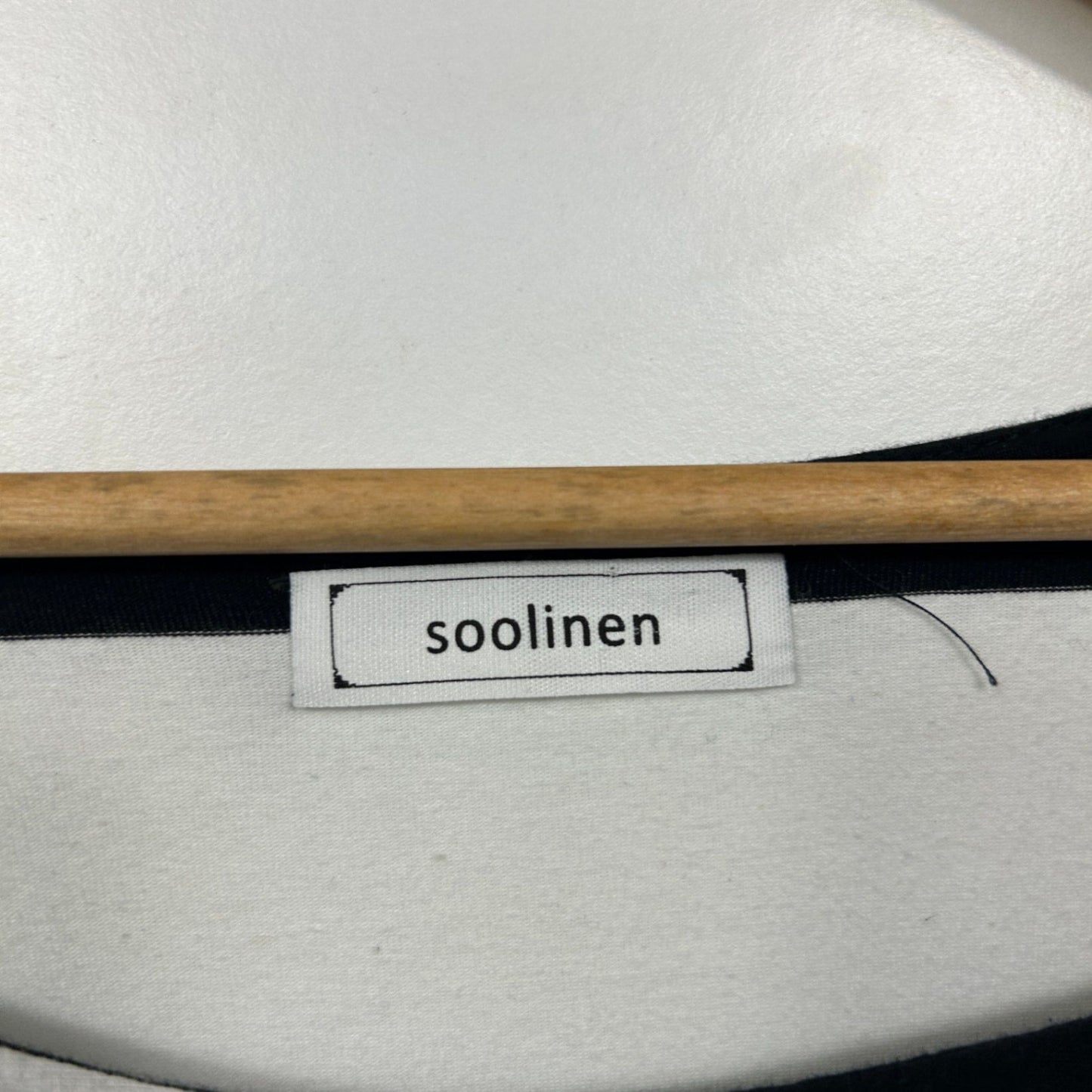 Soolinen Black White Striped Love Sleeve Kaftan Size 16 - 18 (Fault -Marks )