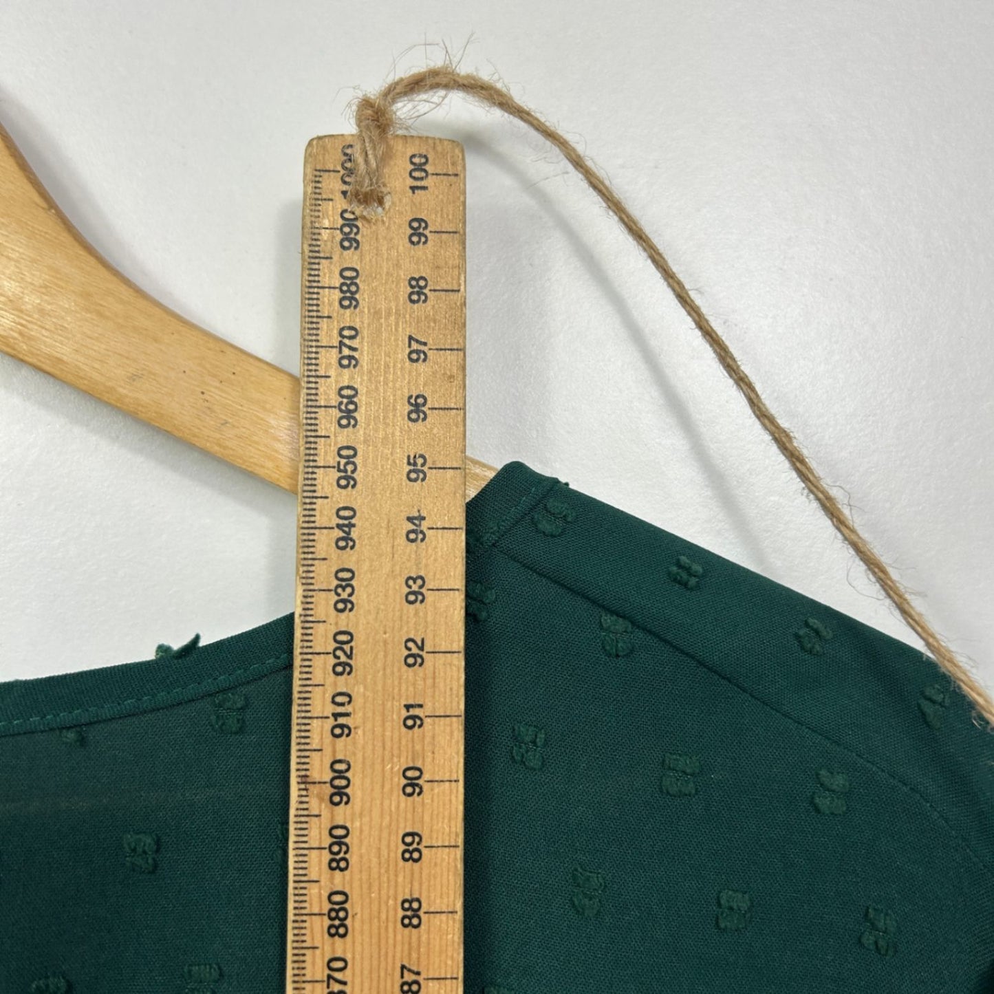 Womens Green Long Sleeve Mini V-Neck Fit & Flare Dress Size 12-14?