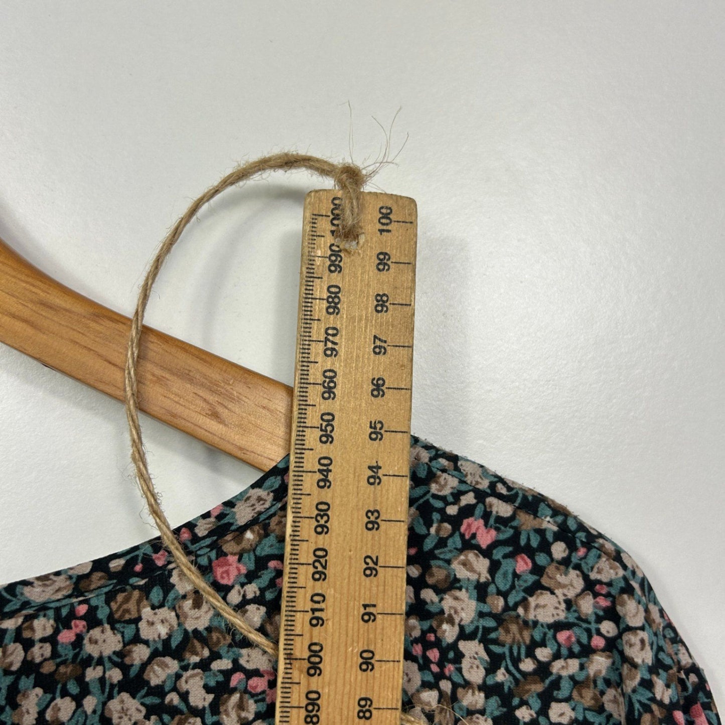 Miracle Multicoloured Floral Long Sleeve Smock Dress Size 14