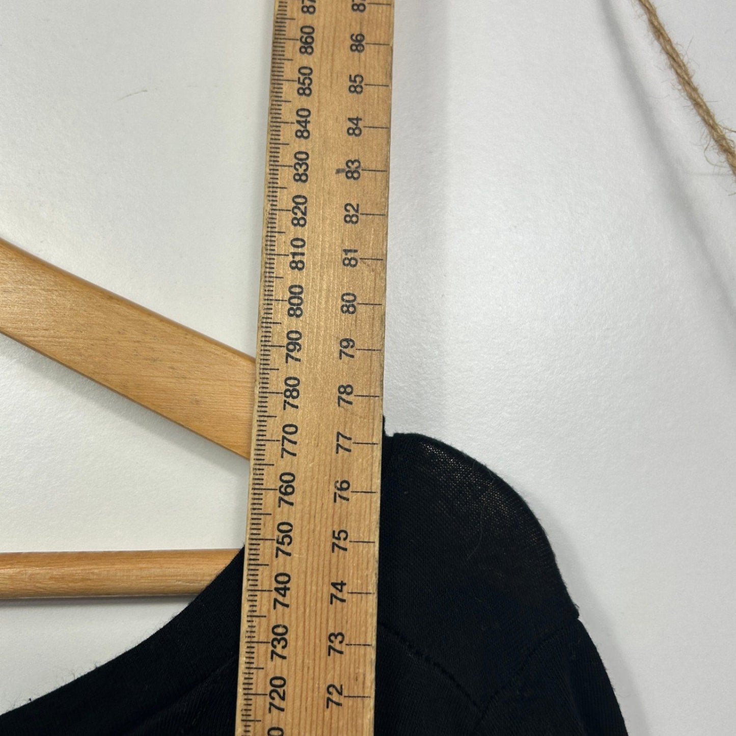 Autograph Black Short Sleeve Crew Neck Basic Top Size 20