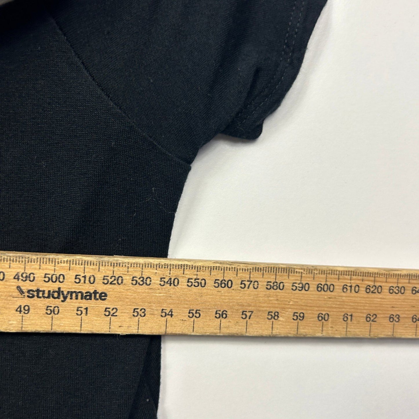 Autograph Black Short Sleeve Crew Neck Basic Top Size 20