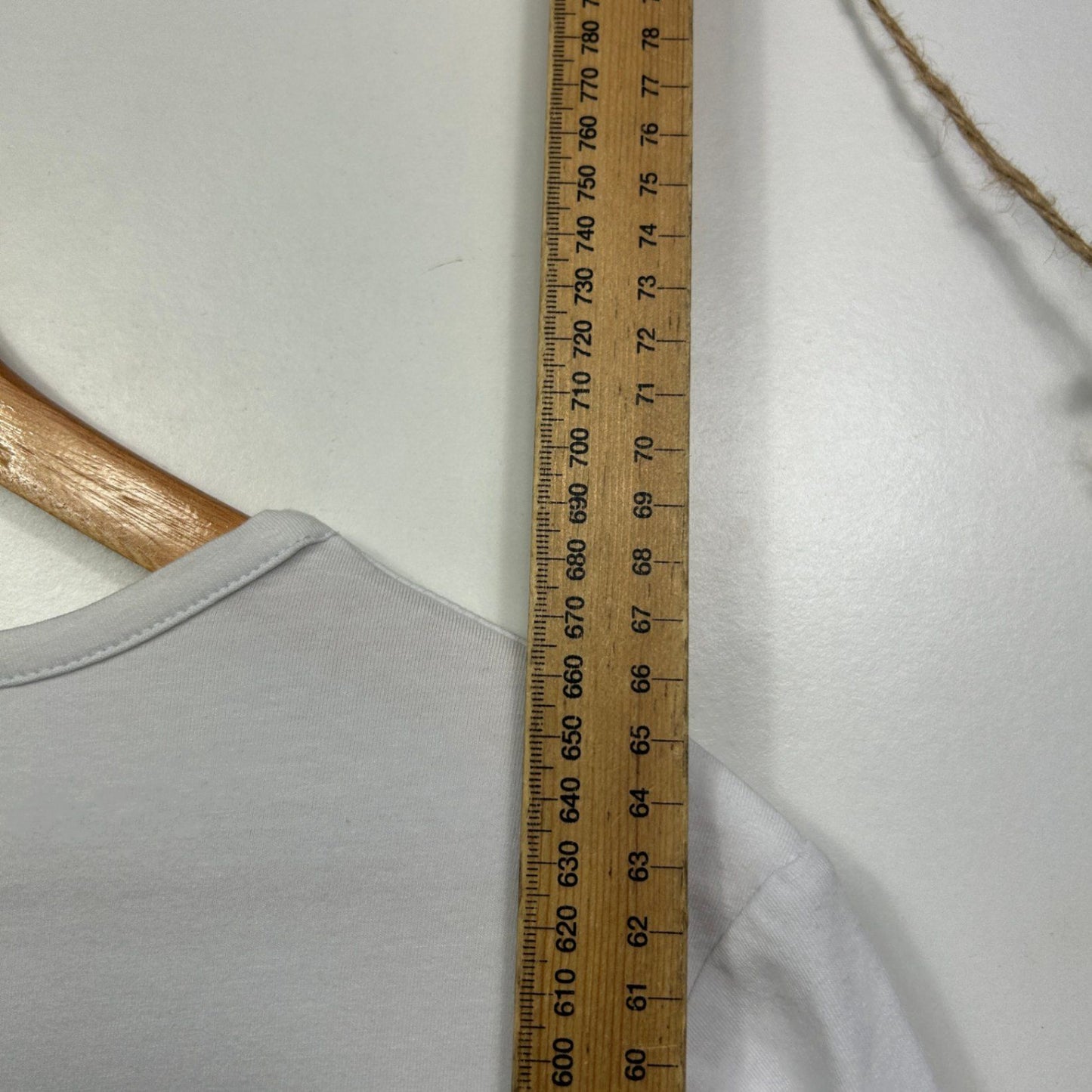 Victoria Hill Womens White Short Sleeve Crew Neck Basic Tee T-shirt Size 18