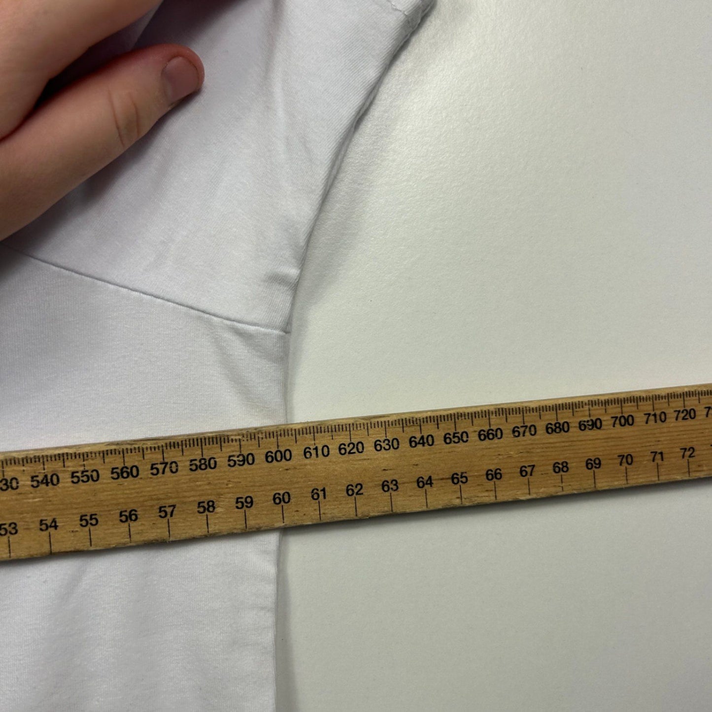 Victoria Hill Womens White Short Sleeve Crew Neck Basic Tee T-shirt Size 18