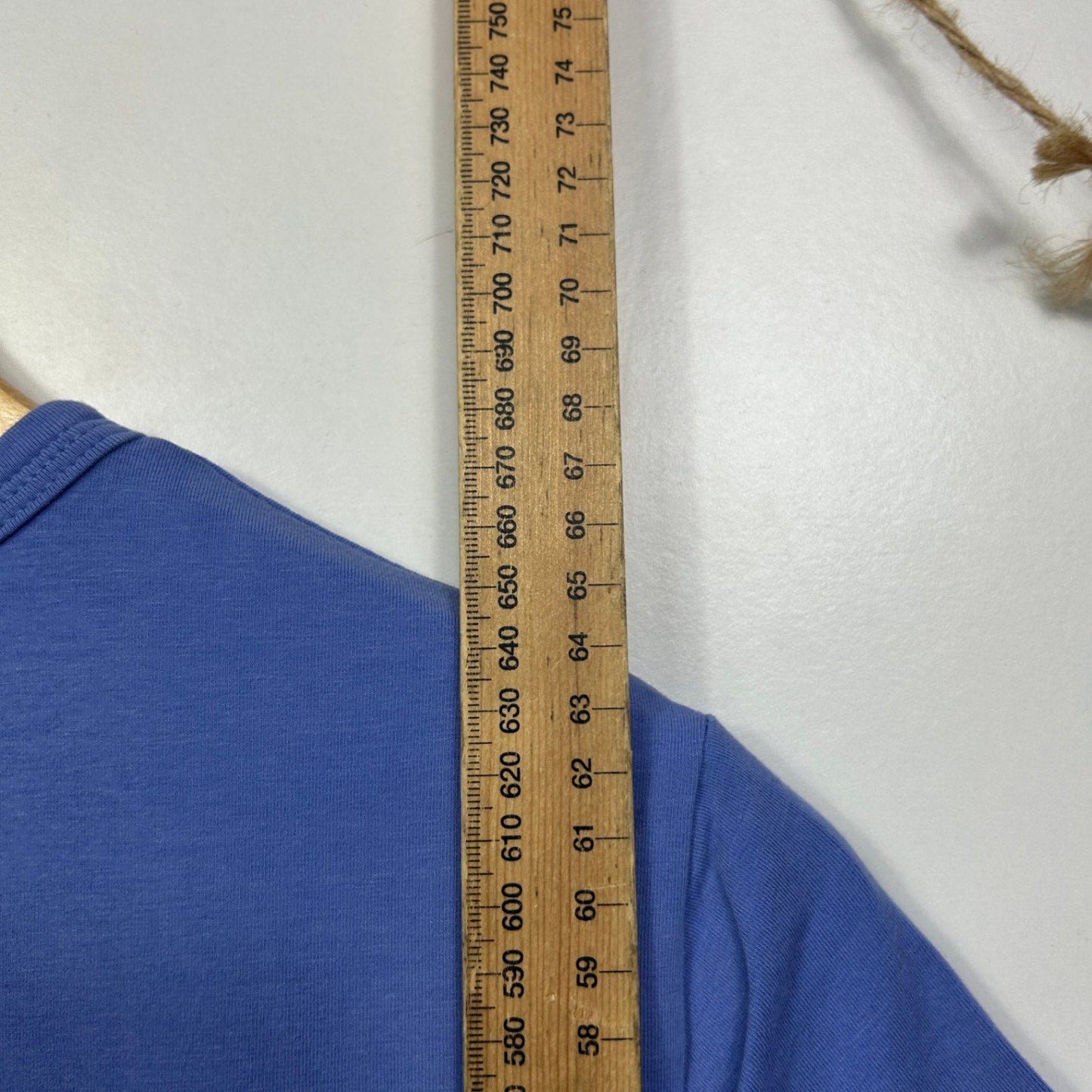 Victoria Hill Blue Cotton Short Sleeve Tshirt Casual Top Size 18