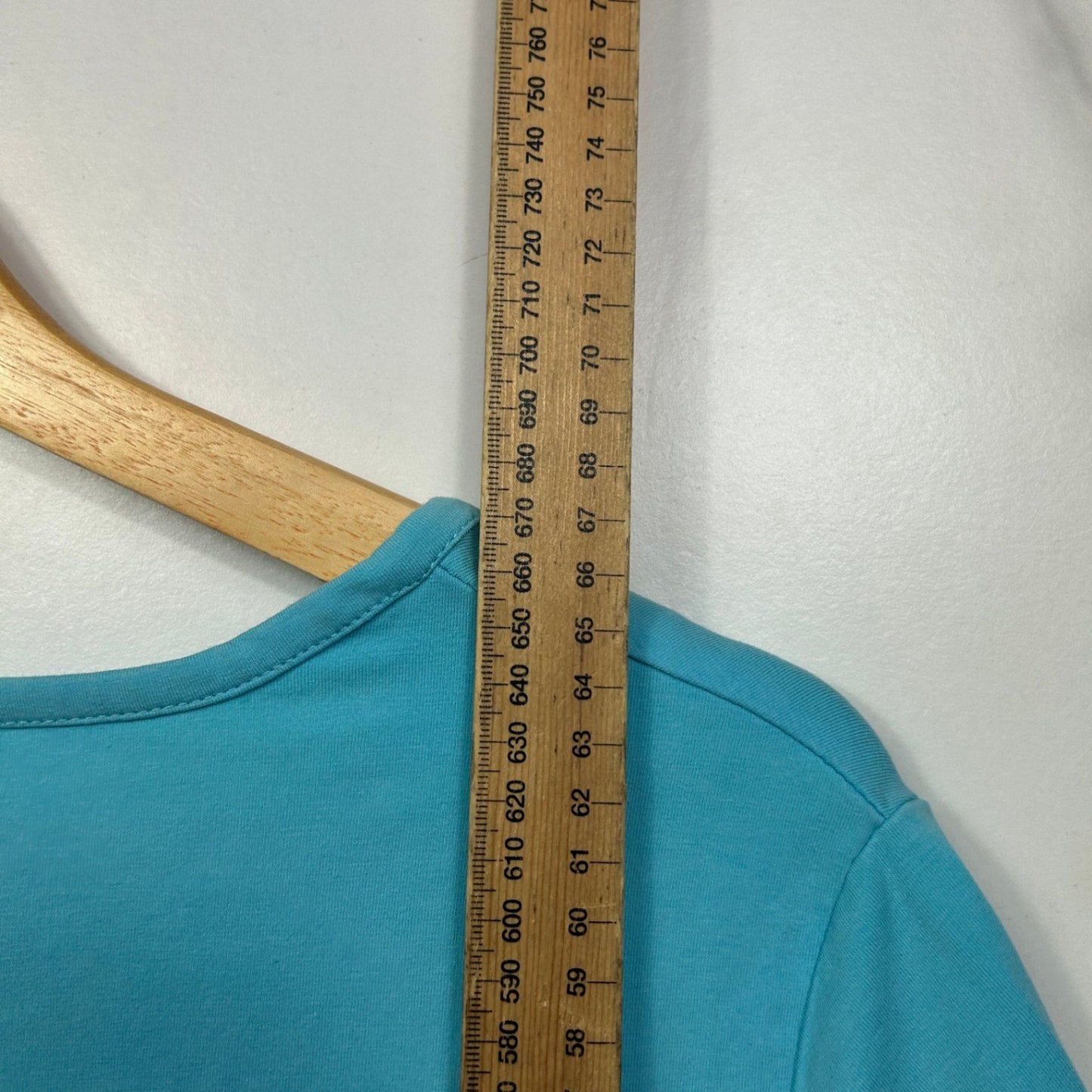 Victoria Hill Blue Cotton Short Sleeve Tshirt Casual Top Size 18