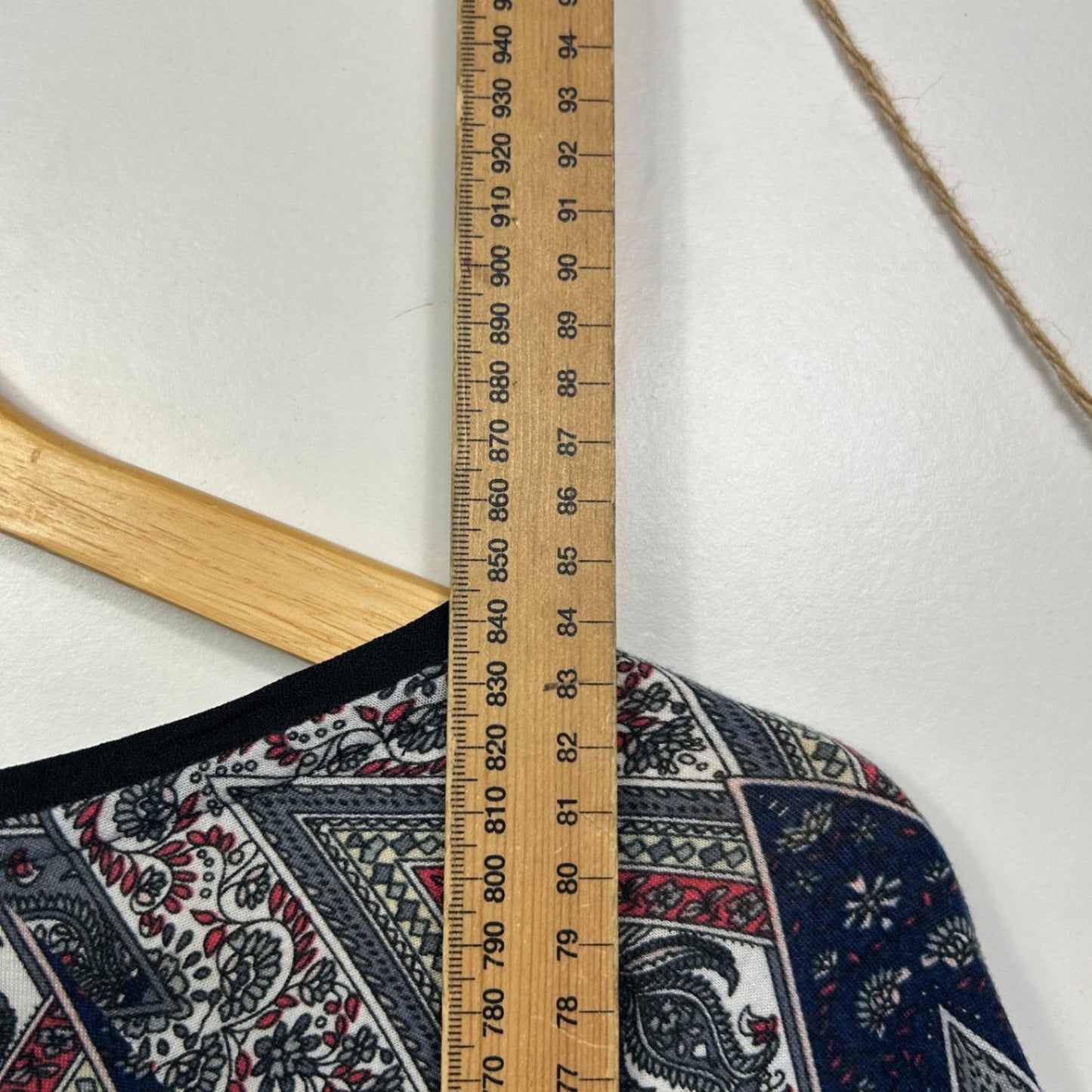 Victoria Hill Multicoloured Tunic Top Size 20