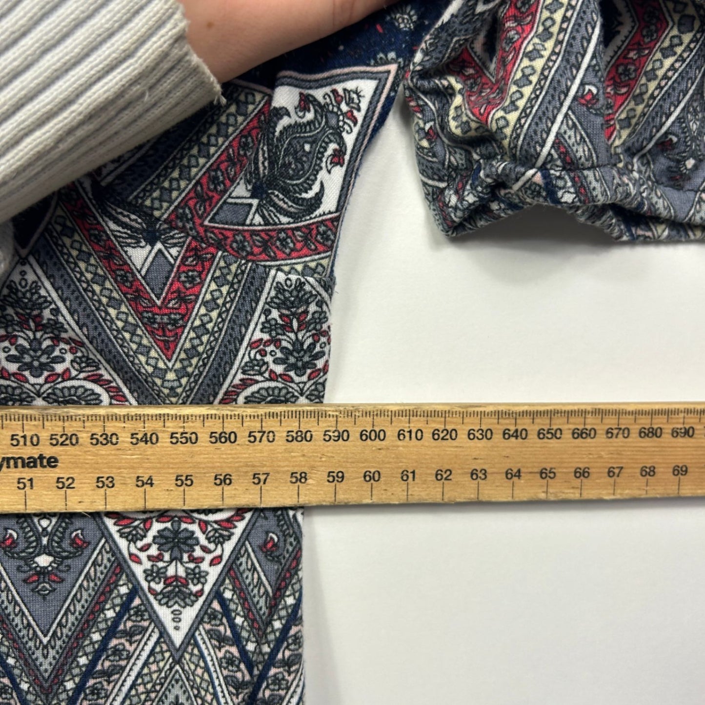 Victoria Hill Multicoloured Tunic Top Size 20