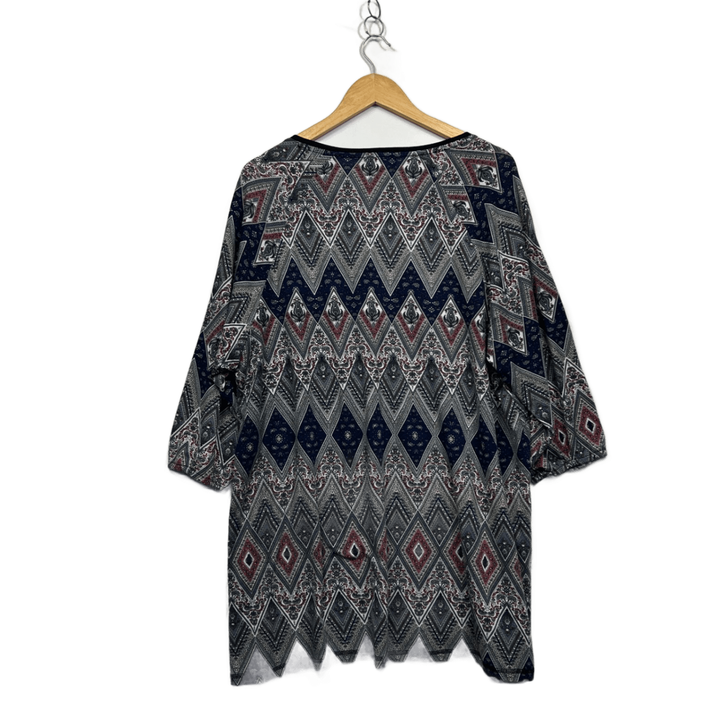 Victoria Hill Multicoloured Tunic Top Size 20