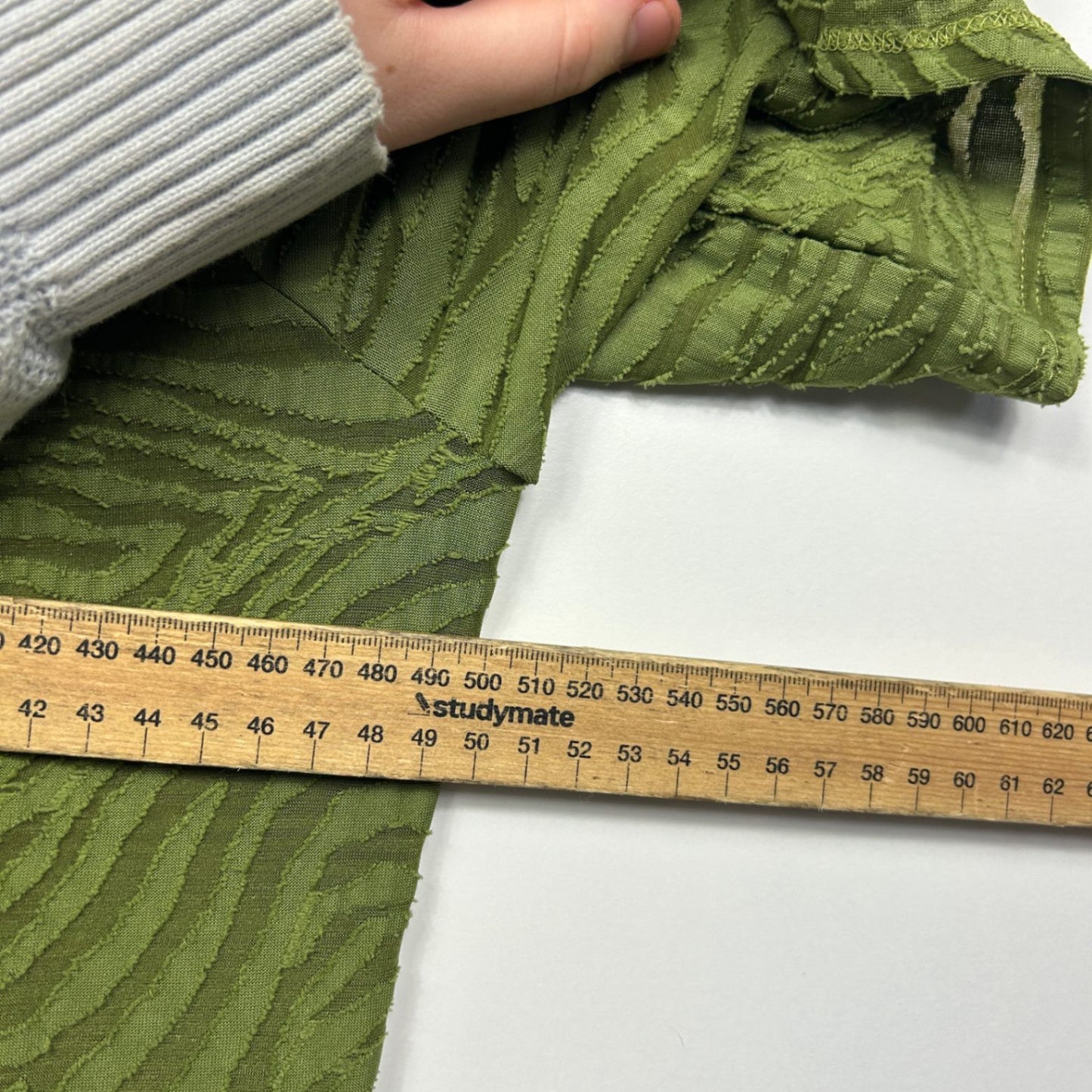 ASOS  Green Gathered Waist Midi Length Maxi Dress Size 16