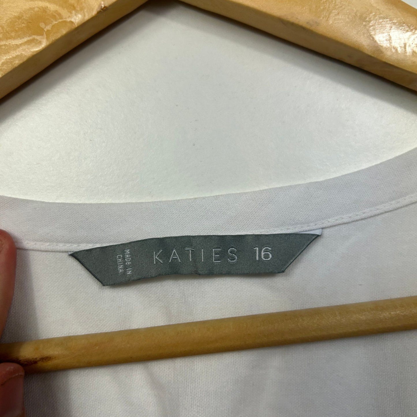 Katies Womens White Cotton Pockets Sheer Sleeveless Maxi Dress Size 16