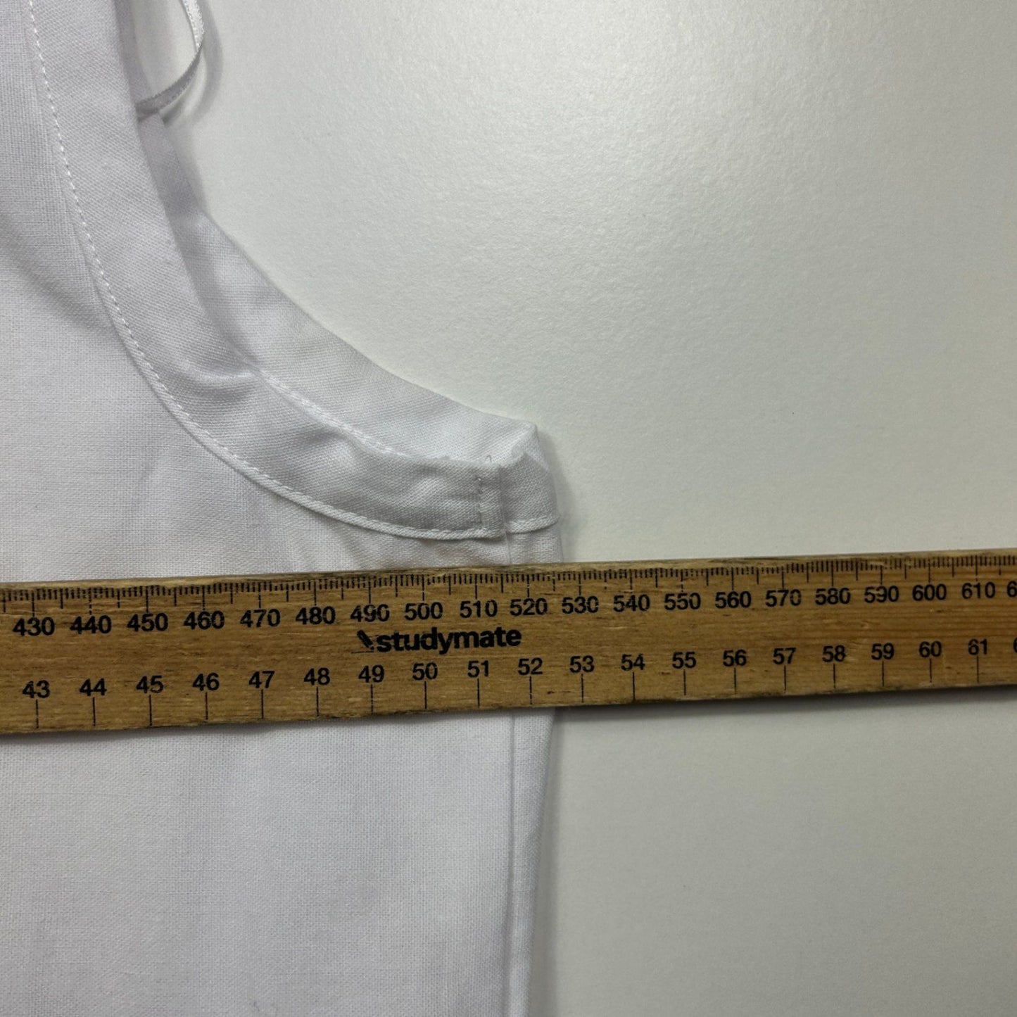 Katies Womens White Cotton Pockets Sheer Sleeveless Maxi Dress Size 16