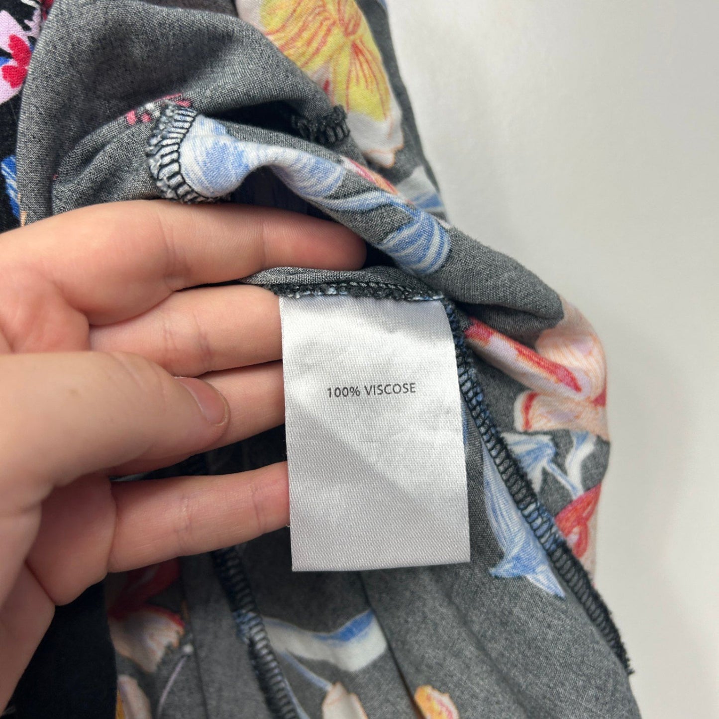 Millers Womens Black Multicolour Handkerchief Hem Skirt Size 2XL