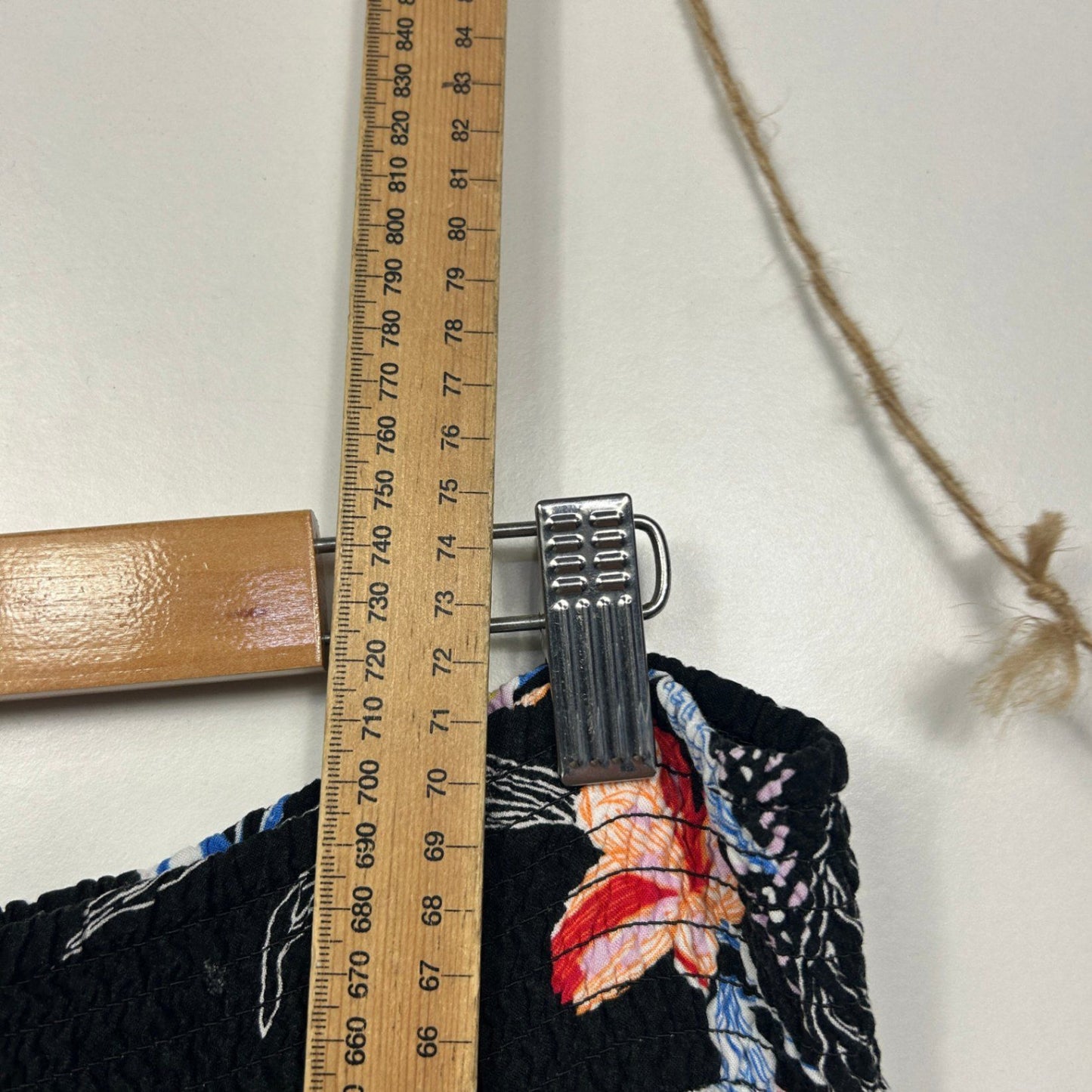 Millers Womens Black Multicolour Handkerchief Hem Skirt Size 2XL