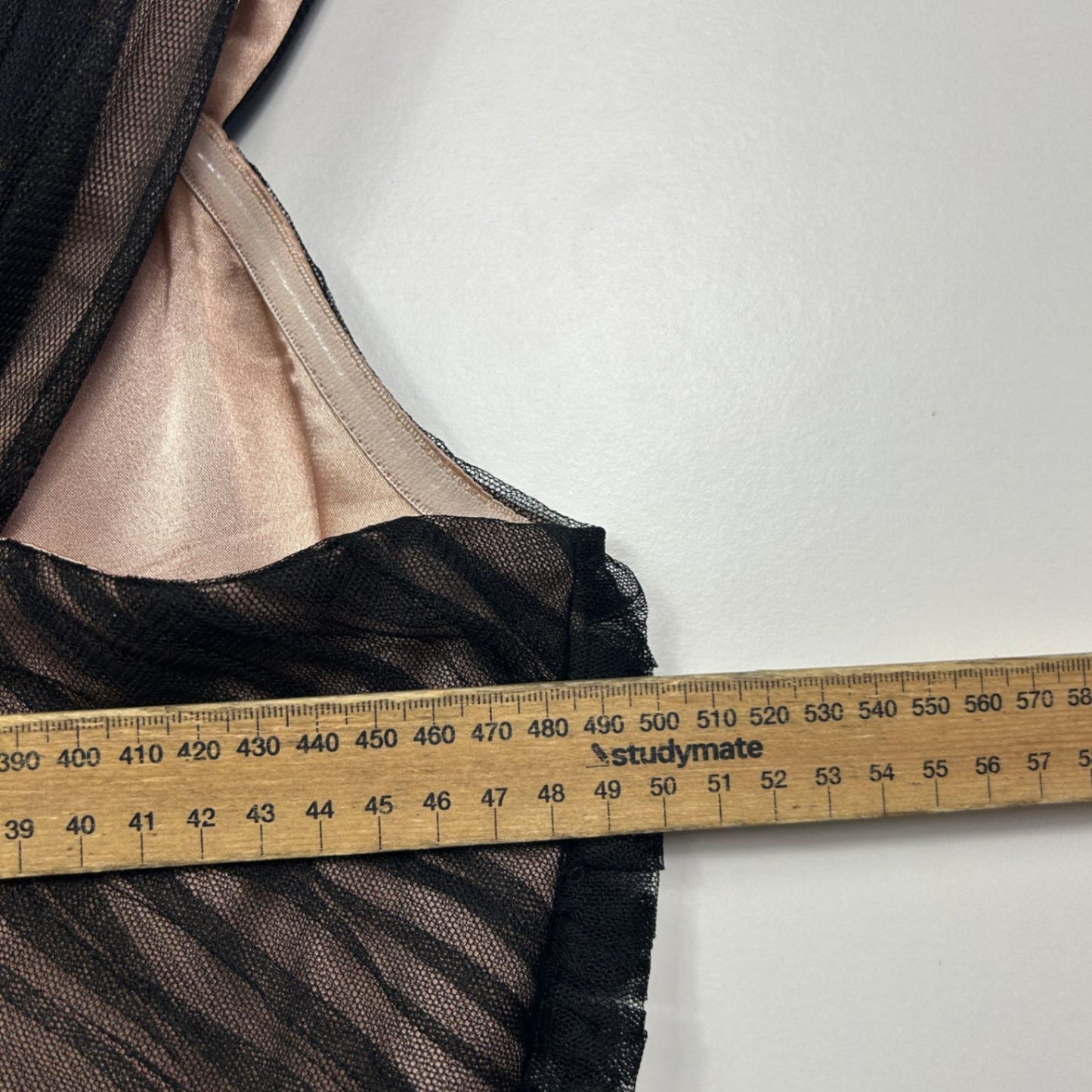 City Chic Black Mesh Overlay Sleeveless Formal Dress Size 16