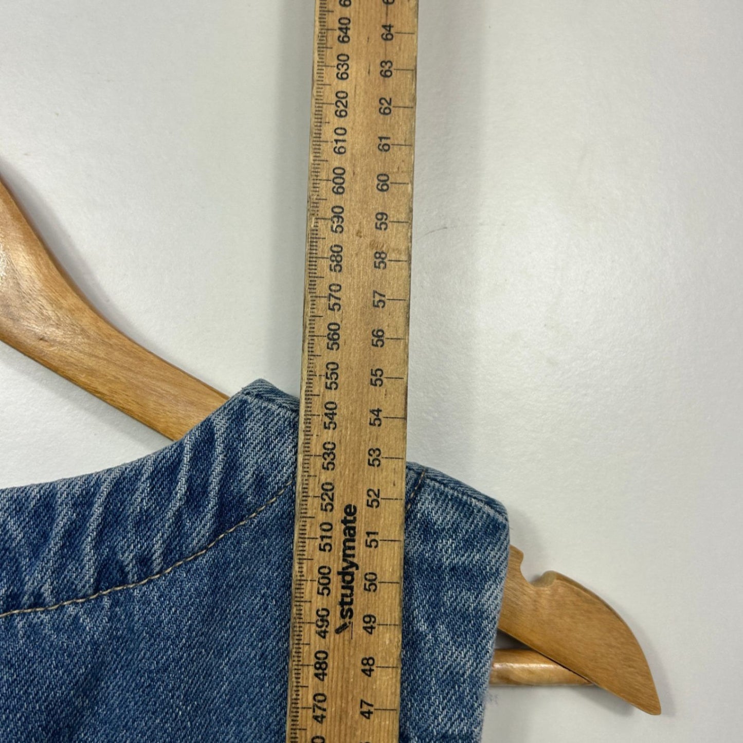 New STNDRD Denim Vest Top Size 14