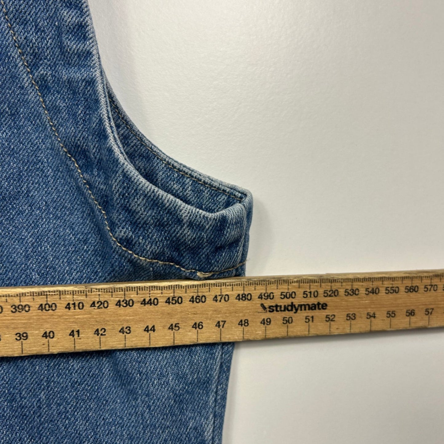 New STNDRD Denim Vest Top Size 14