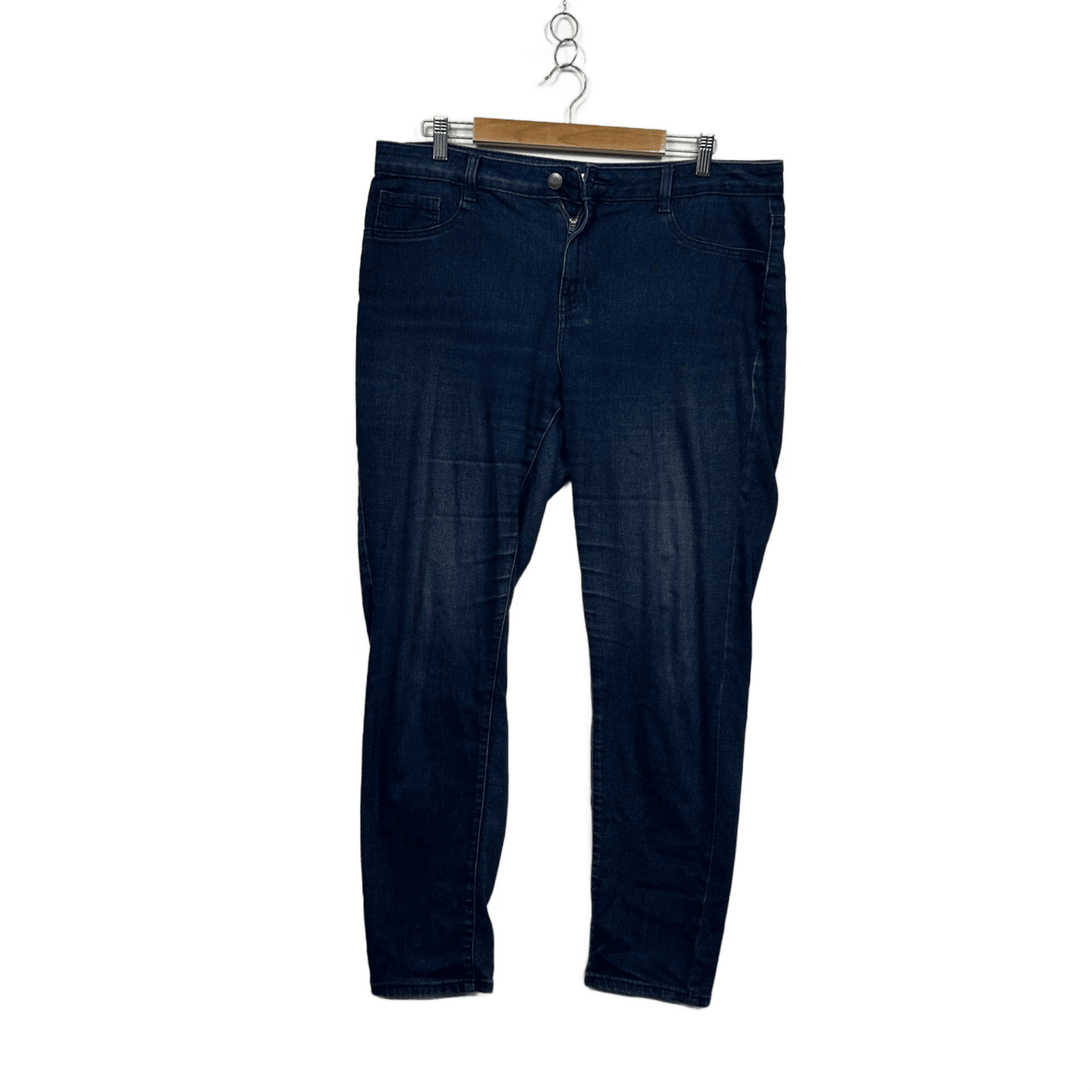 Target Dark Wash Blue Straight Jeans Size 16