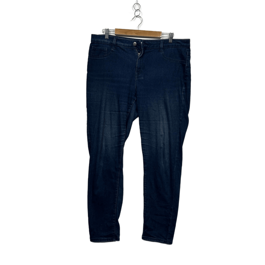 Target Dark Wash Blue Straight Jeans Size 16