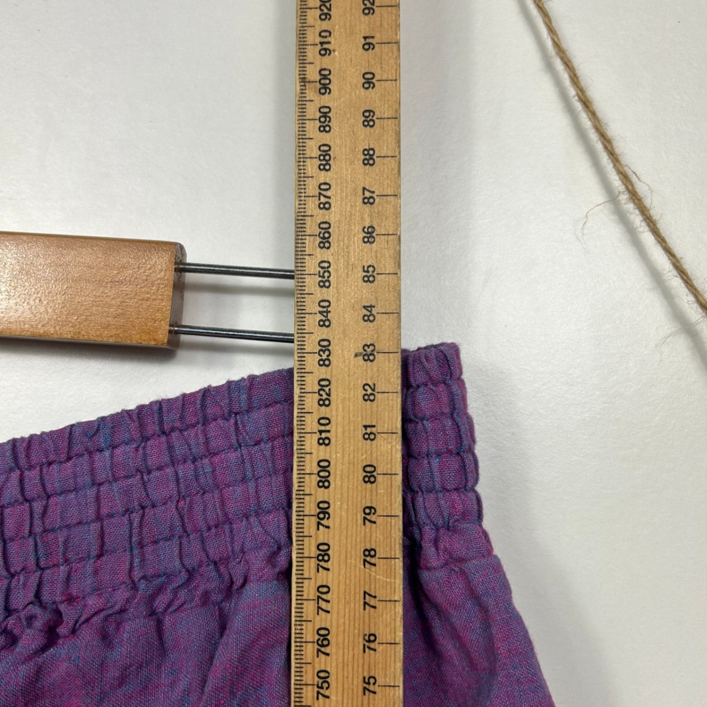 Taking Shape Purple Pockets Linen Blend Cropped Pants Size 14