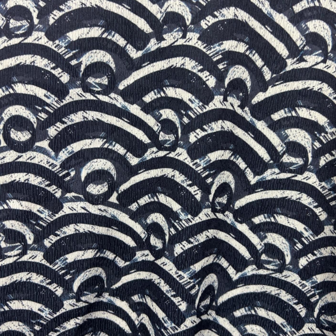 New Autograph Navy White Long Sleeve Casual Blouse Top Size 2XL 22 24