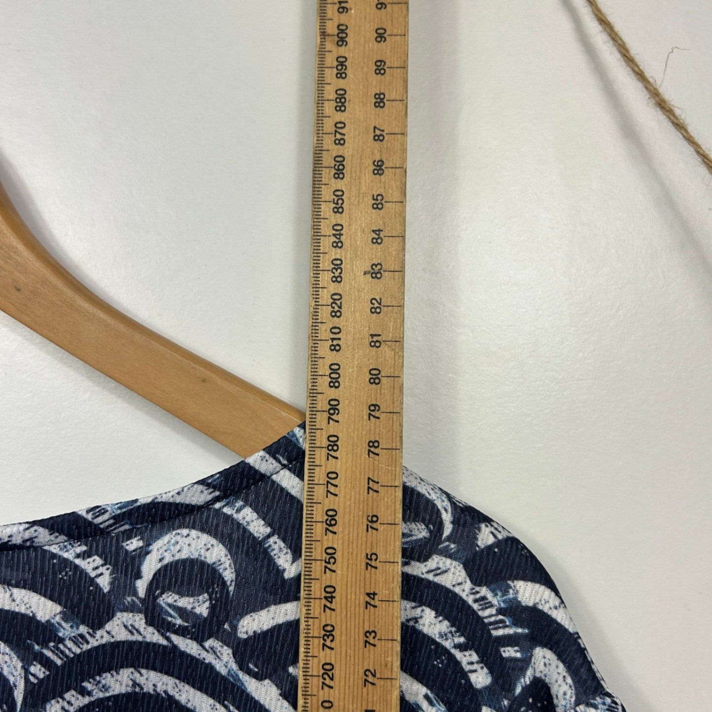 New Autograph Navy White Long Sleeve Casual Blouse Top Size 2XL 22 24