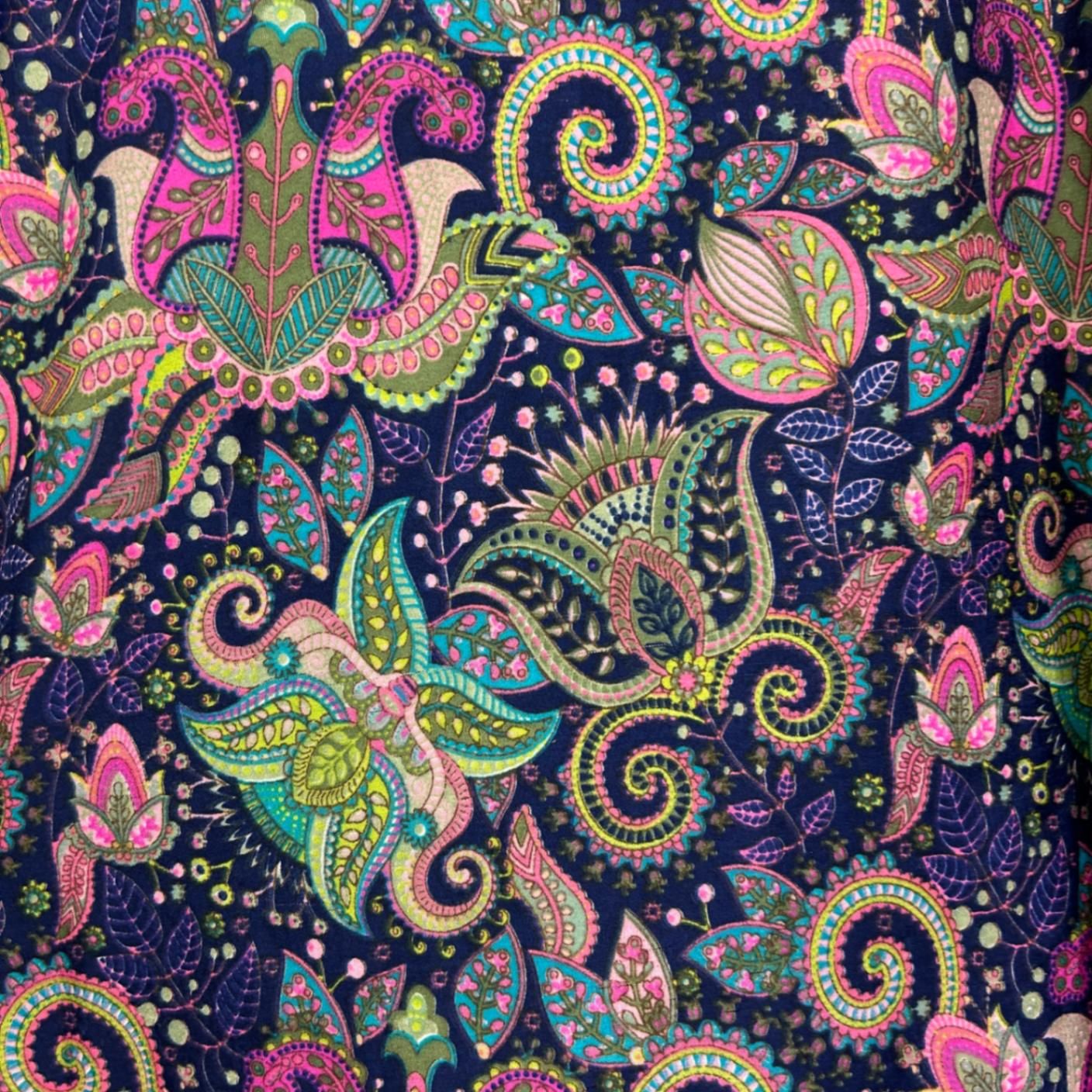 Tree Of Life Multicoloured Paisley Bohemian Wrap Skirt One Size