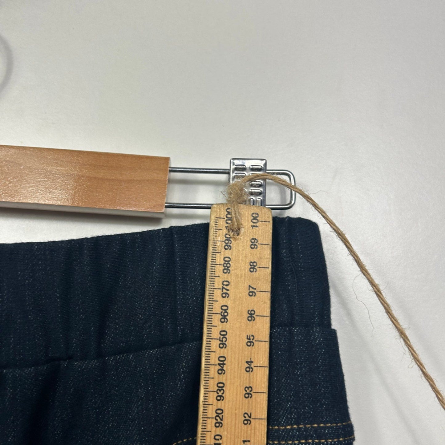 Moda Pull-on Elasticated Waist Blue Denim Jeggings Jeans Pants Size 18