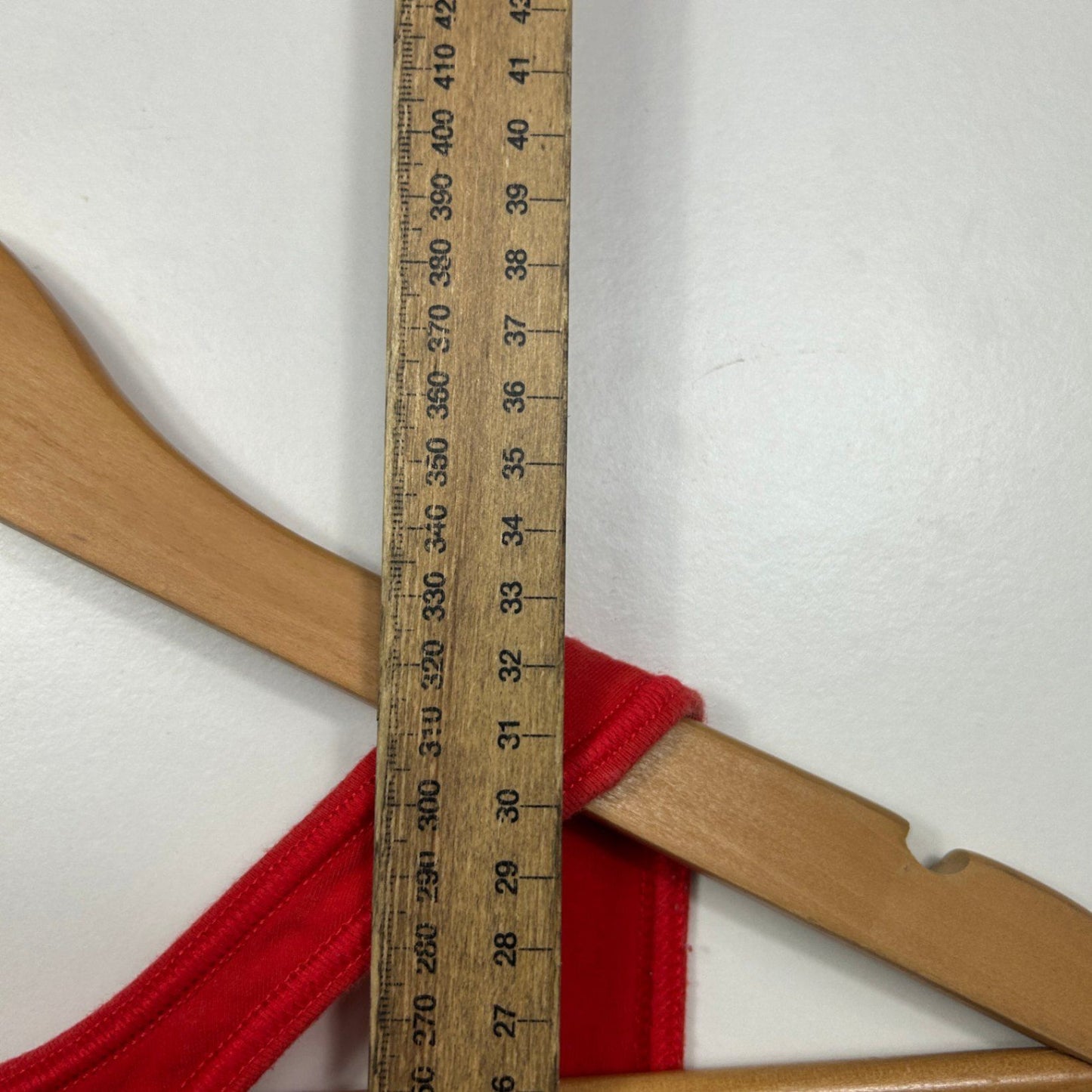 CCX Red Cotton Sports Crop Top Size 18 Bralette Activewear