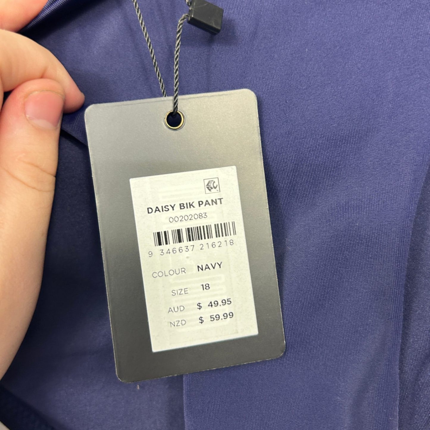 CCX City Chic Daisy Bik Pant Navy Bikini Bottom Size 18 Swimwear