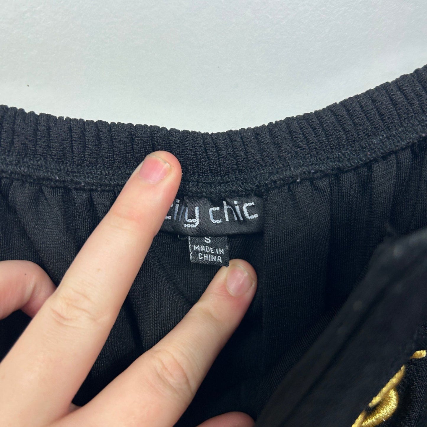 City Chic Black Strapless Embroidered Cocktail Evening Dress Size 16