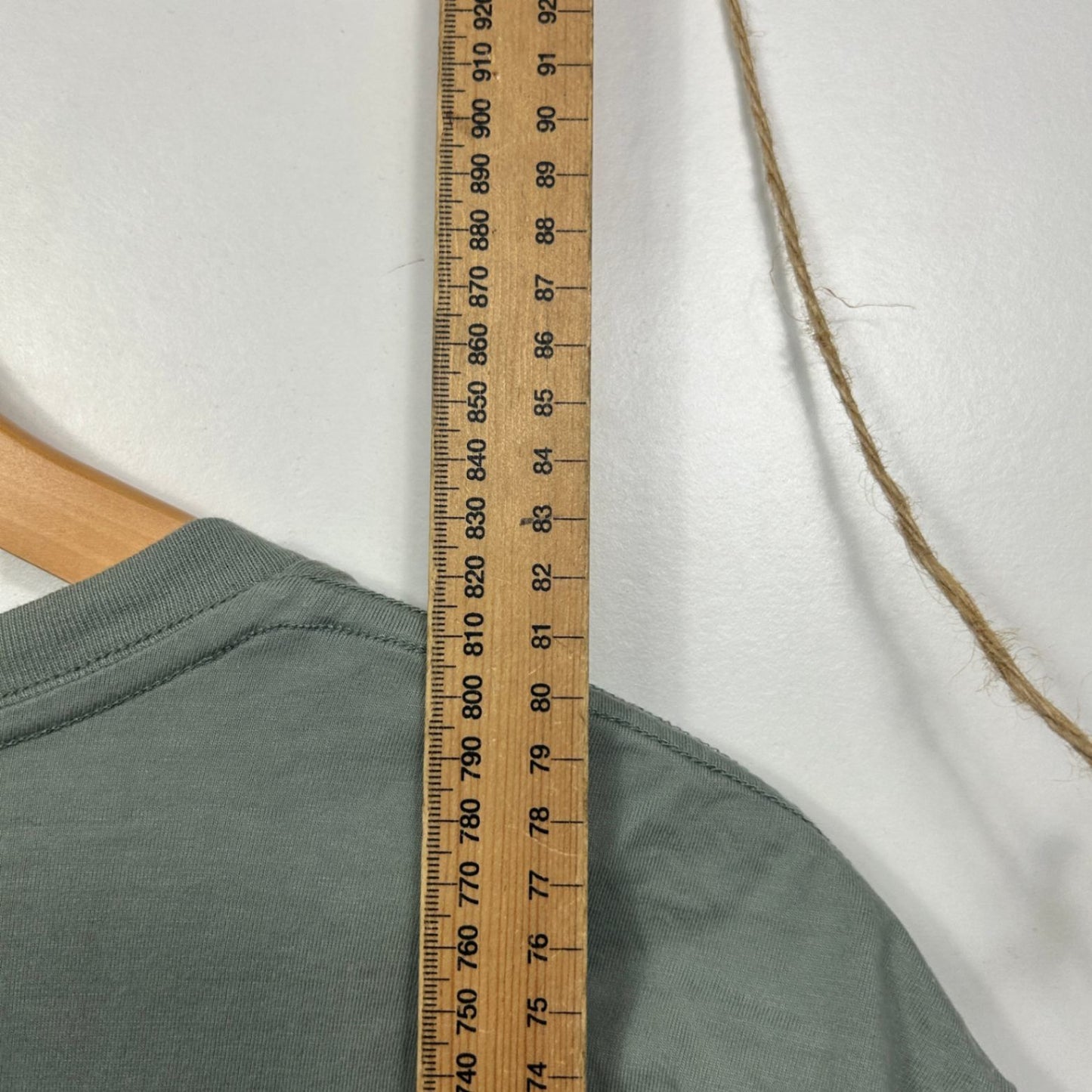 Selfawear Green Cotton Short Sleeve Crew Neck Graphic Tee T-shirt Size XL