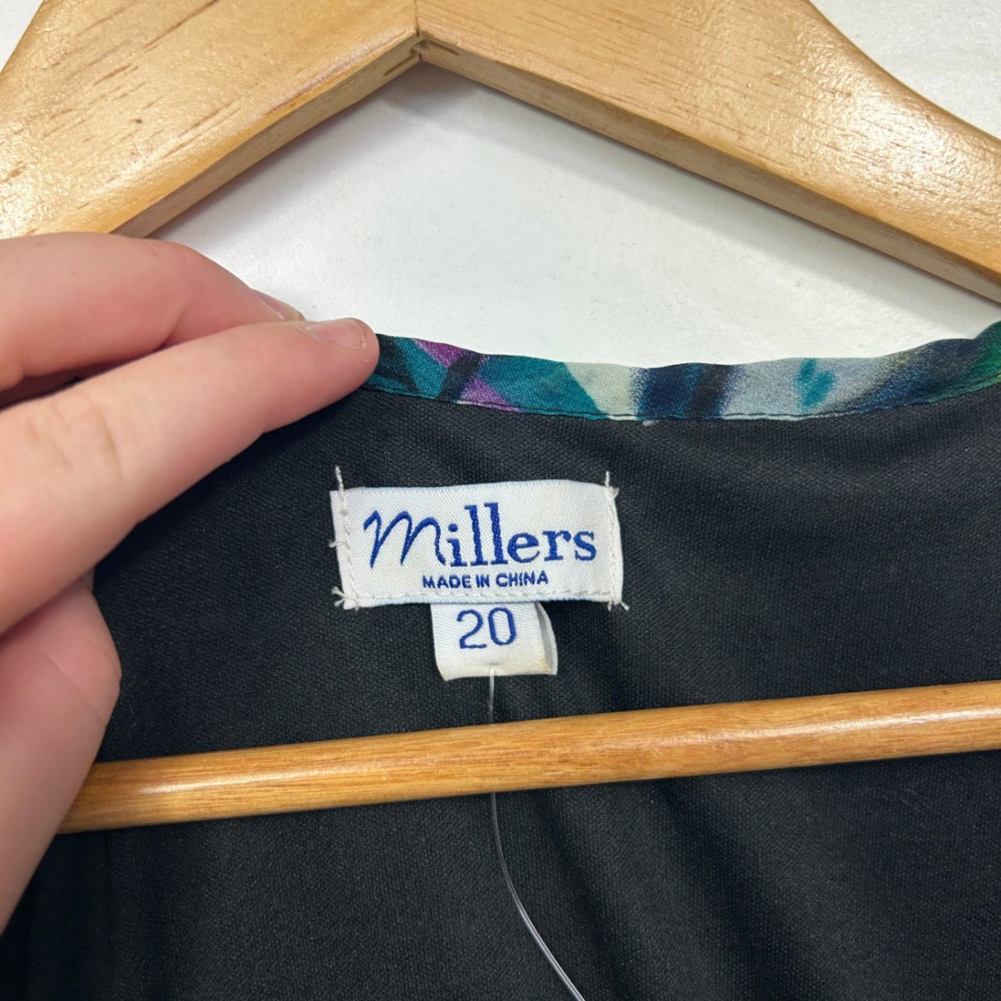 Millers Multicoloured Sleeveless Dress Size 16 - 20