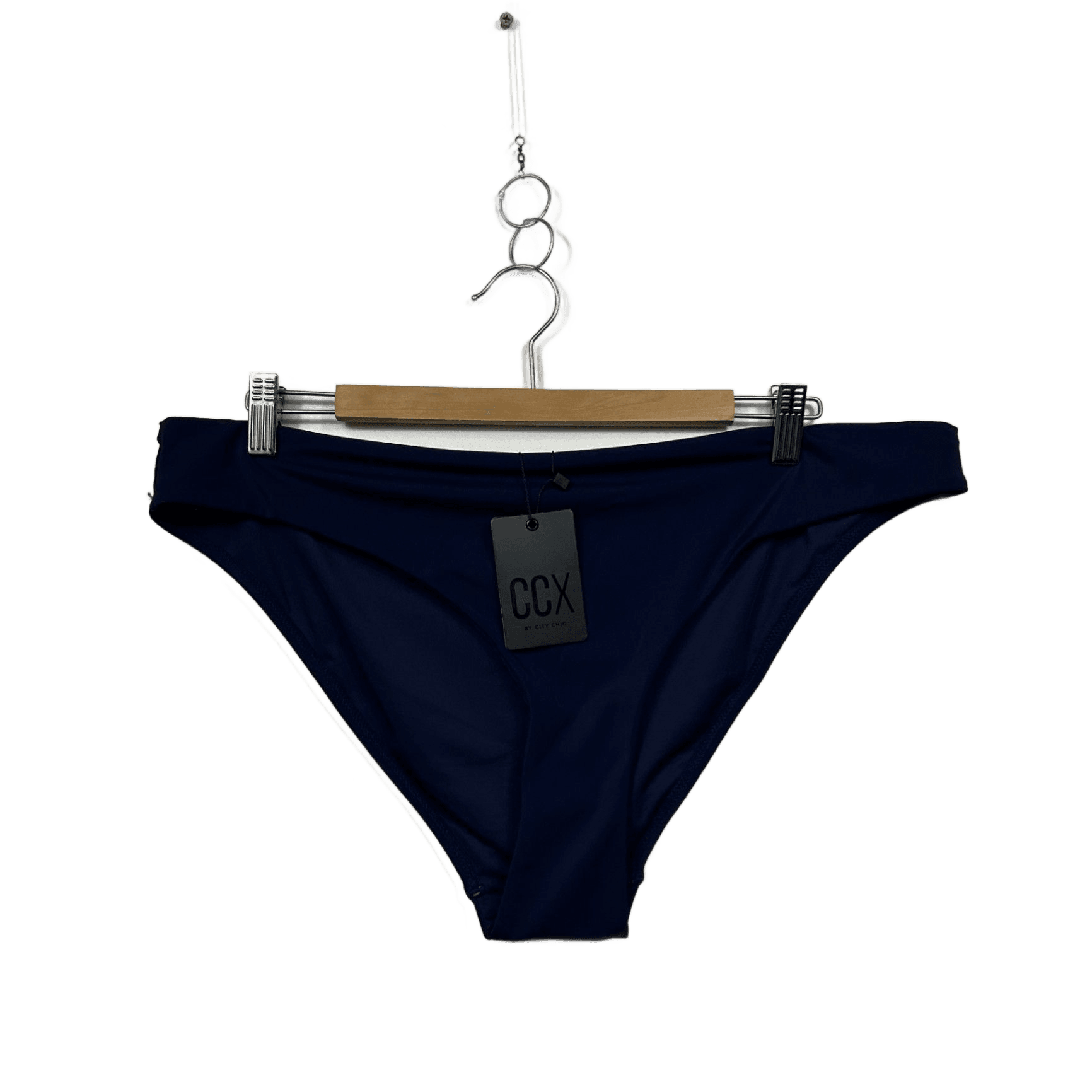 CCX City Chic Daisy Bik Pant Navy Bikini Bottom Size 18 Swimwear