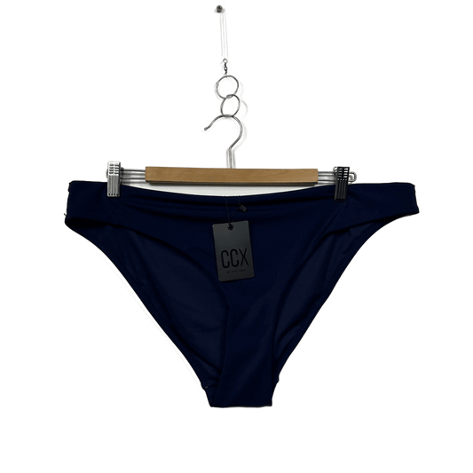 CCX City Chic Daisy Bik Pant Navy Bikini Bottom Size 18 Swimwear