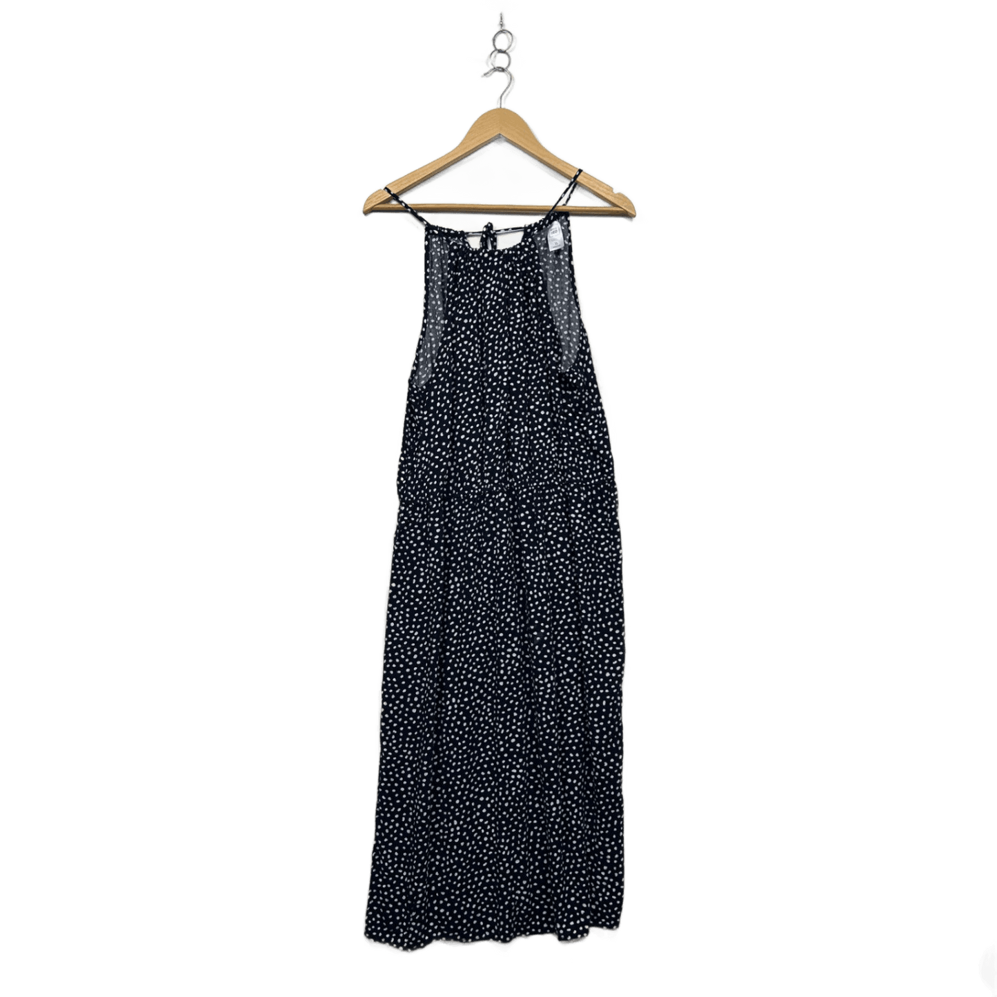 Clothing & Co Navy White Sleeveless Maxi Dress Size 16