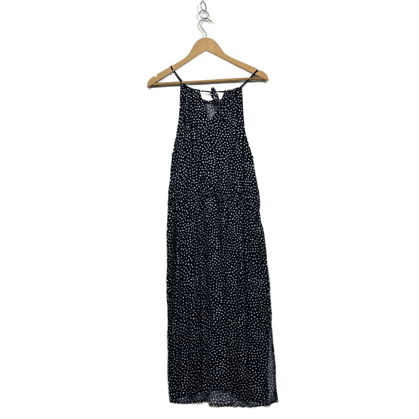 Clothing & Co Navy White Sleeveless Maxi Dress Size 16