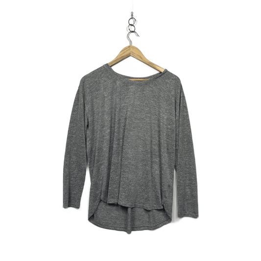 Just Jeans Womens Grey Long Sleeve Round Neck Pullover Top Size XL