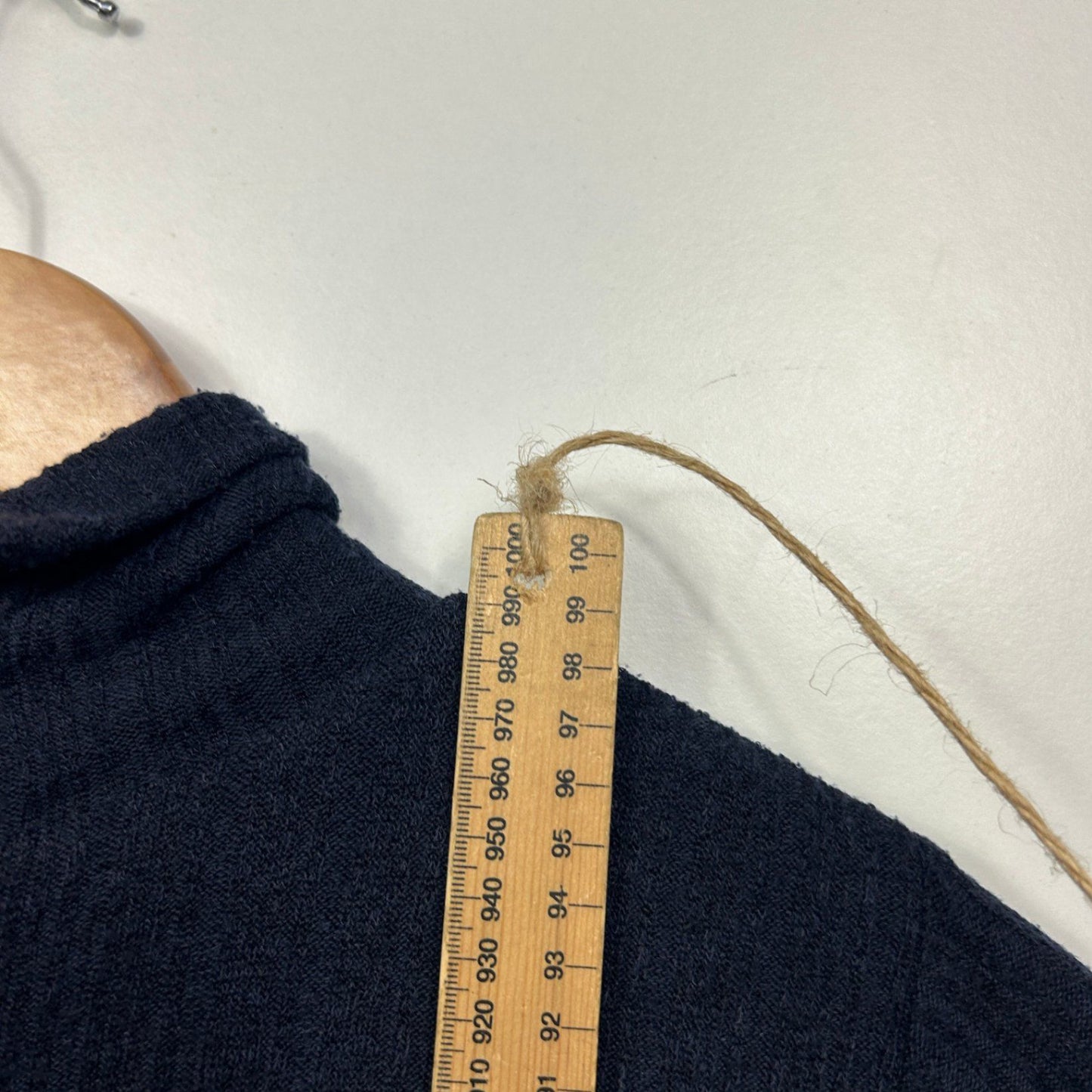 Fresh Soul Navy Knit Long Sleeve High Neck Bodycon Dress Size 16