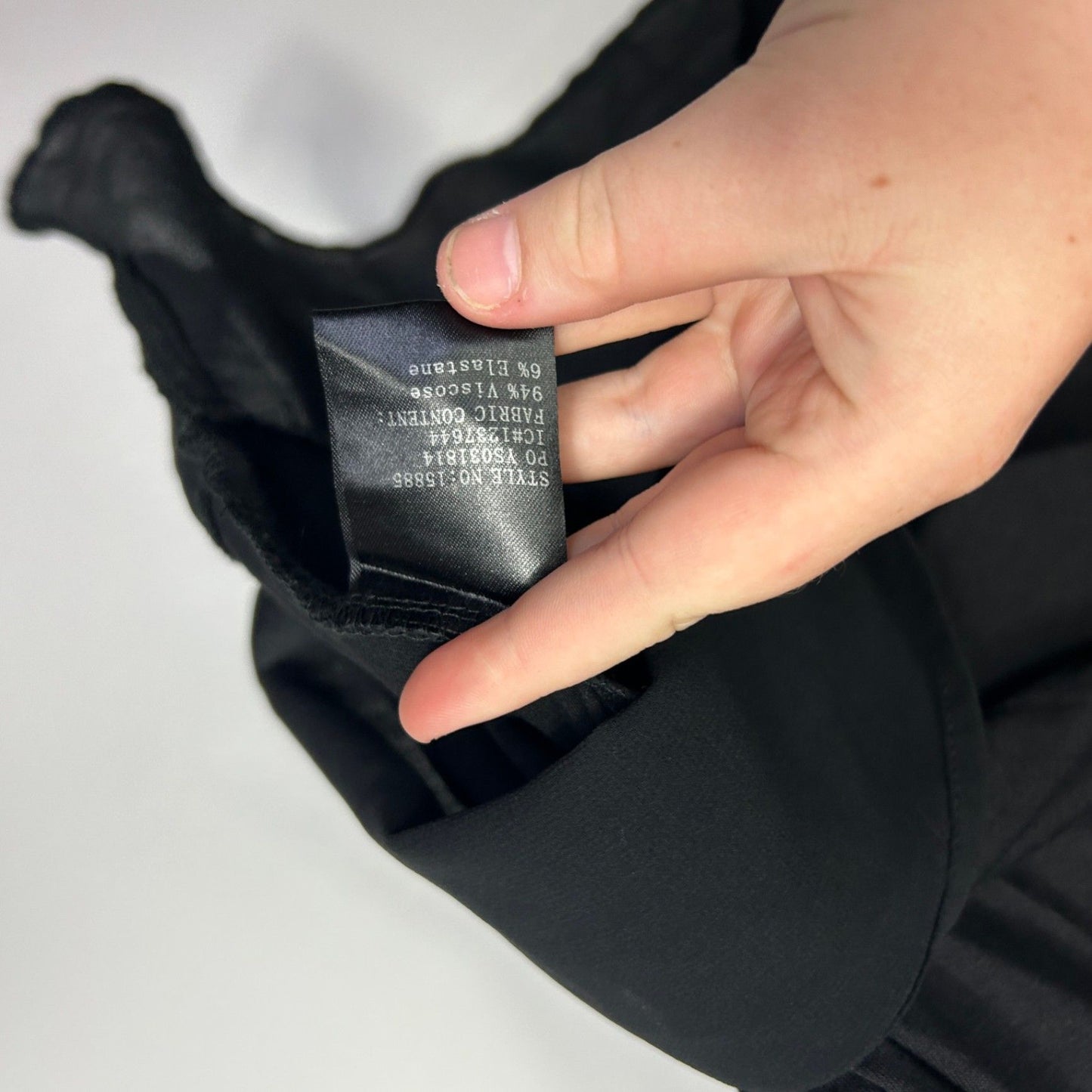 Threadz Black Sleeveless Viscose Casual Tank Tunic Top Size 3XL