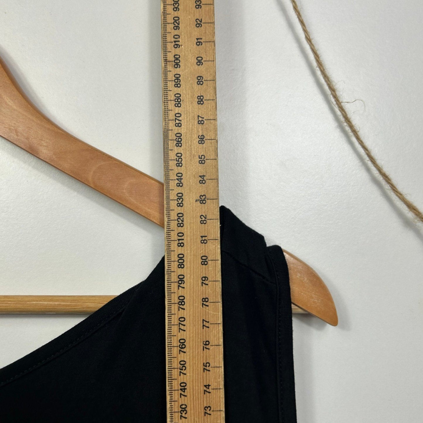 Threadz Black Sleeveless Viscose Casual Tank Tunic Top Size 3XL