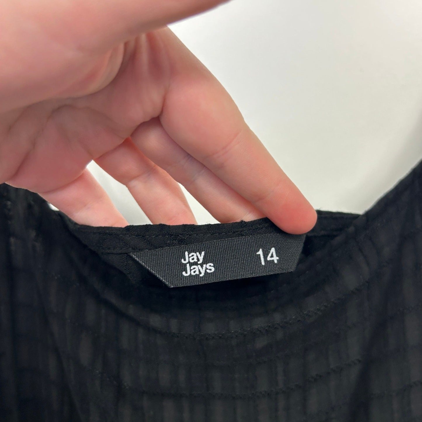 Jay Jays Black Sleeveless Maxi Dress Size 14