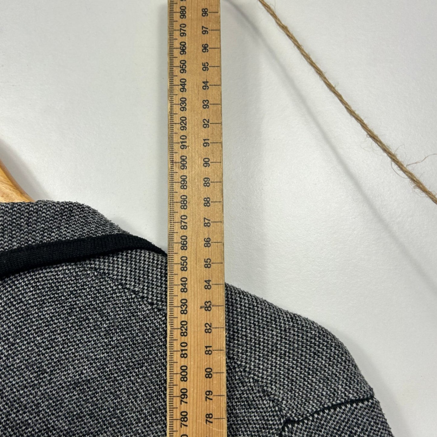 Anko Charcoal Grey Waterfall Open Front Cardigan Coat Size 14-16