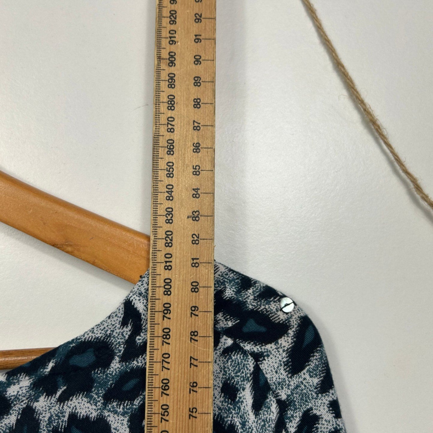 Tree Of Life Blue Animal Print Tunic Top One Size