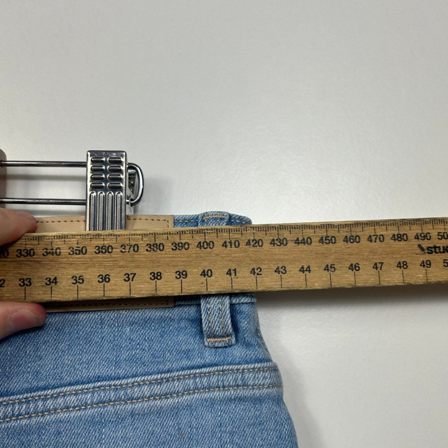 Target Blue Pockets Denim Skirt Size 14